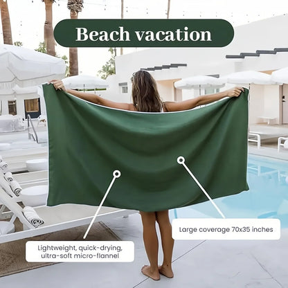 Outdoor Bath Towel Magnetic Bath Towel Outdoor Bath Beach Magnet Towel Quick-Drying Microfiber Beach Towels Changing Clothes