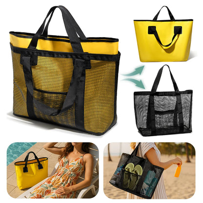 Extra Large Beach Bags 2-In-1 Beach Bag Detachable Beach Tote Pool Bag Lightweight for Beach/Pool Trip