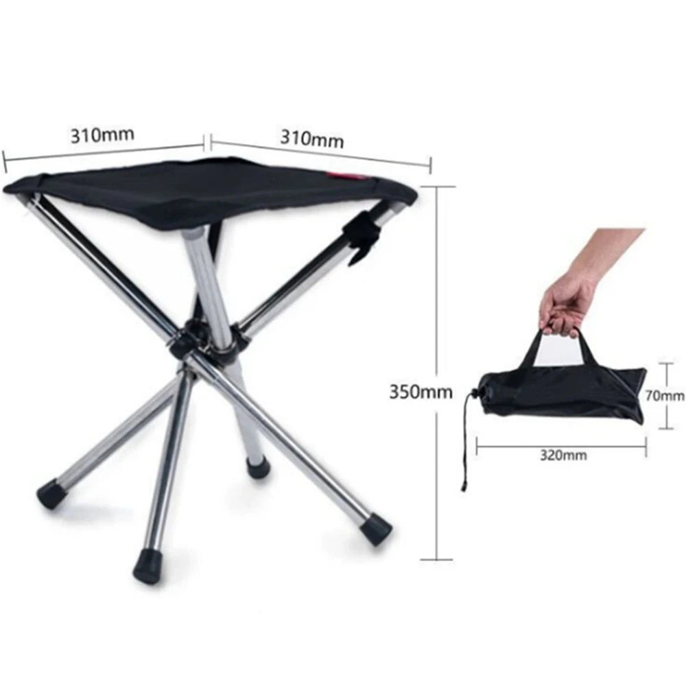 Outdoor Fishing Folding Stool Portable Lightweight Outdoor Fishing Camping Picnic Backyard Folding Chair Portable Camping Chair