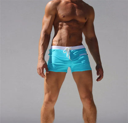 Sexy Swimsuit Swimwear Men Maillot De Bain Mens Swim Briefs Beach Shorts Swimming Trunks Zwembroek Heren Mayo Swimwear