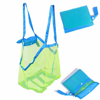 Children Sand Away Protable Mesh Bag Kids Bath Toys Storage Bags Swimming Large Beach Bag for Towels Women Cosmetic Makeup Bag