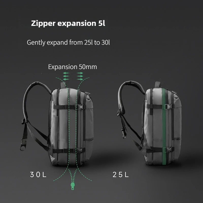 TANJIEZHE 30L Man Travel Backpacks Duffel Backpack Travel Luggage Travel Bag Laptop Bag USB Waterproof Backpacks