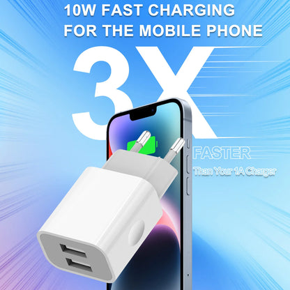 5V 2A EU Plug USB Chargers Universal Travel AC Power Wall Adapters 5V 2A USB Phone Chargers for Iphone Ipad Samsung Xiaomi